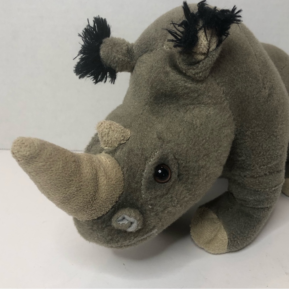Wild Republic Rhinoceros Realistic 13 inch Plush African Stuffed Animal